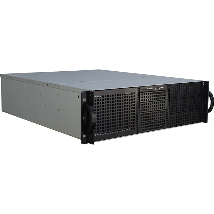 Carcasa server Inter-Tech IPC 3U-30240, Rack 3U, ATX, fara sursa