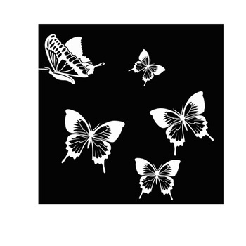 Sticker decorativ Fluturi Alb - 50x46 cm - BeeStick Sticker decorativ Fluturi Alb - 50x46 cm - BeeStick