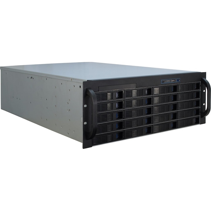 Carcasa server Inter-Tech IPC 4U-4320L, Rack 4U, ATX, fara sursa