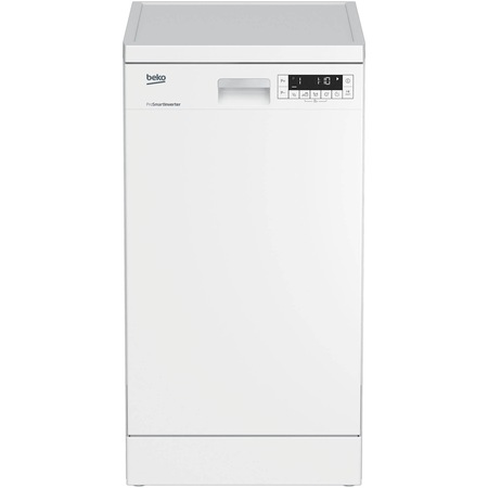 Masina de spalat vase Beko DFS26024W 10 seturi, 6 programe, Clasa A++, Motor ProSmart Inverter, Fast+, 45 cm, Alb