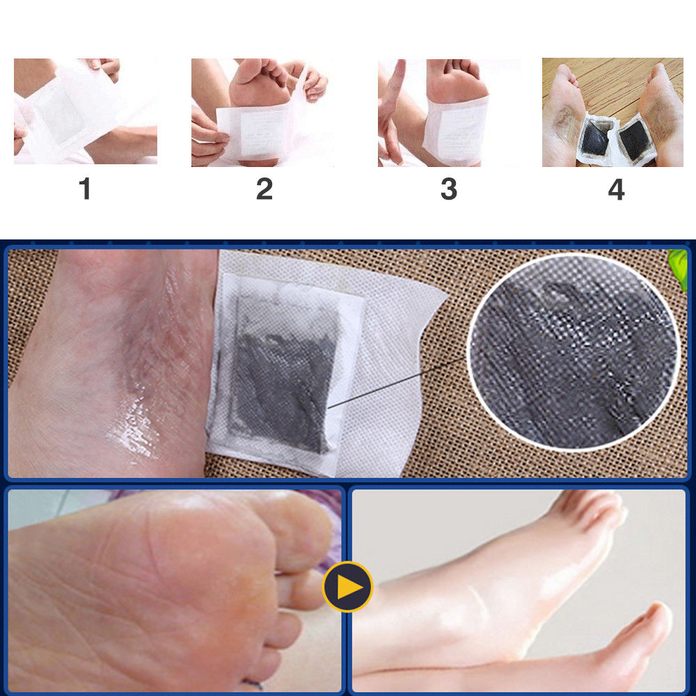 Plasturi pentru detoxifiere cu turmalina pentru talpa piciorului
