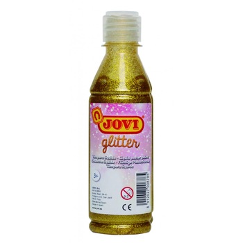 Tempera lichida cu sclipici auriu 250 ml/sticla Jovi Tempera lichida cu sclipici auriu 250 ml/sticla Jovi