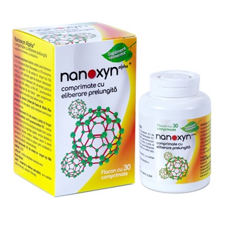 Supliment alimentar, Nanoxyn Alpha, 30 comprimate - o cutie Supliment alimentar, Nanoxyn Alpha, 30 comprimate - o cutie