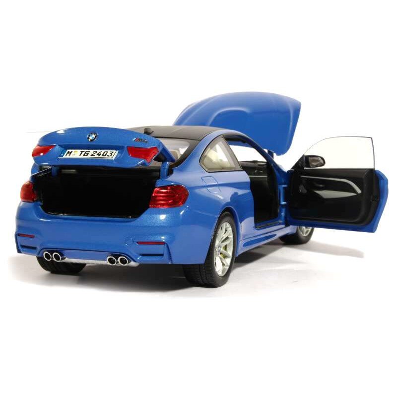 Macheta auto BMW M4 Coupe (F82) albastru 1:18 Paragon - eMAG.ro