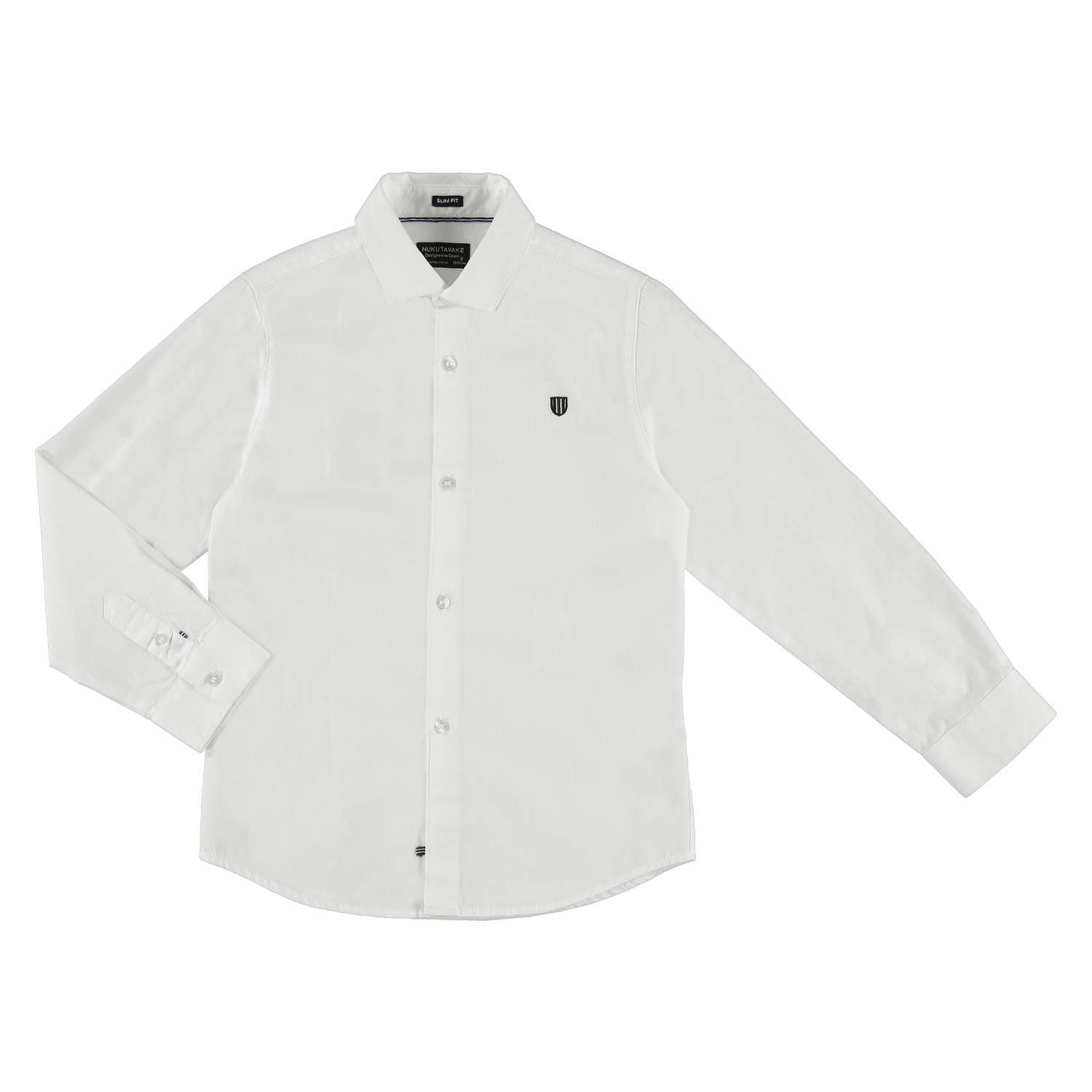 Camasa Mayoral cu maneca lunga pentru baiat, Alb