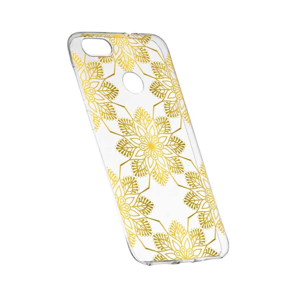 Husa Silicon, Transparent, Slim, Golden, 120, Huawei P9 Lite Mini