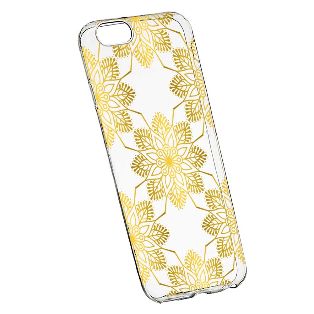 Husa Silicon, Transparent, Slim, Golden, 120, Apple iPhone 7 Plus / 8 Plus