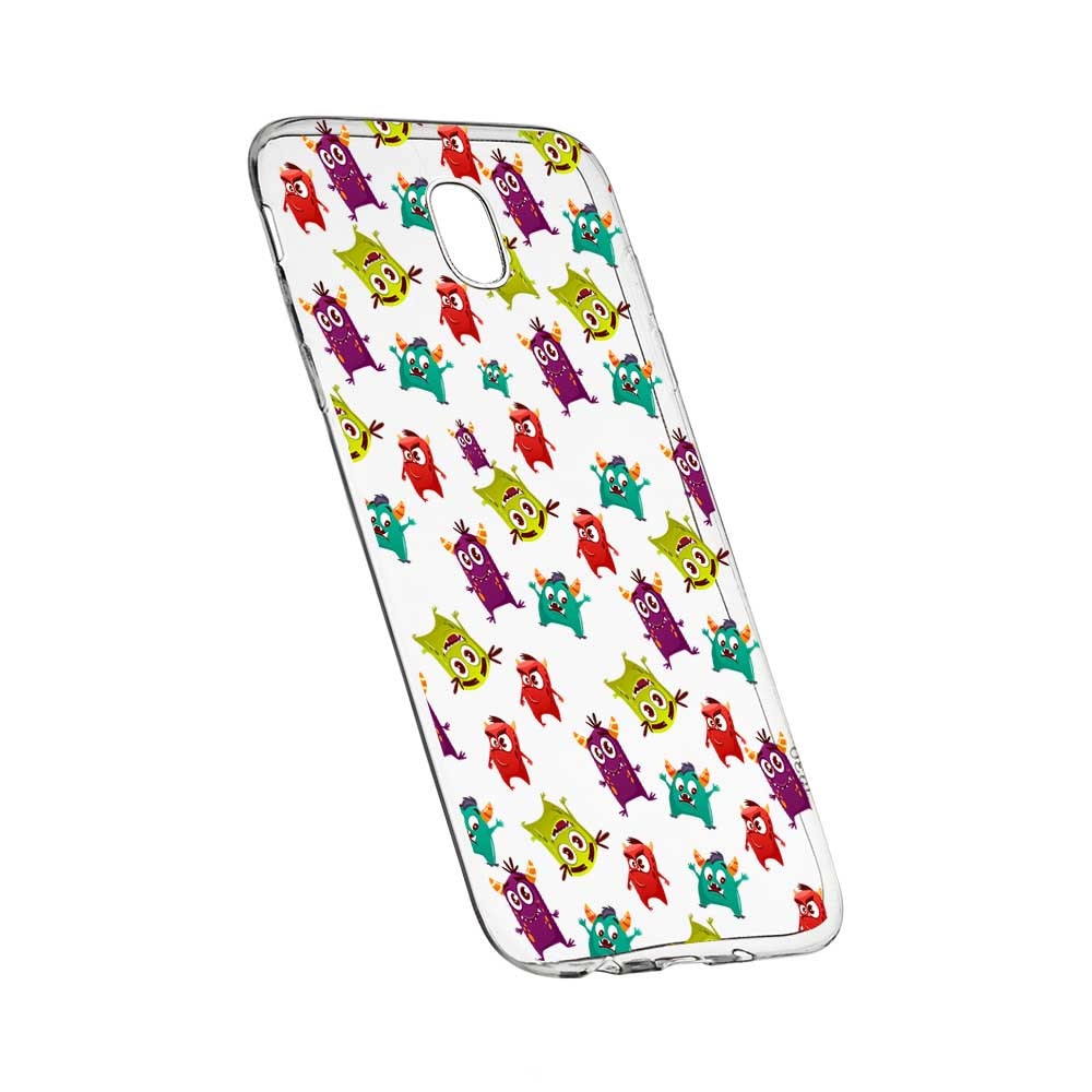 Husa Silicon, Transparent, Slim, Monster, 121, Motorola MOTO G5