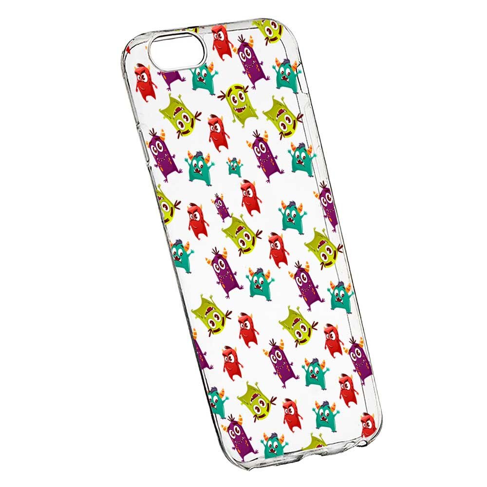 Husa Silicon, Transparent, Slim, Monster, 121, Xiaomi Mi A1