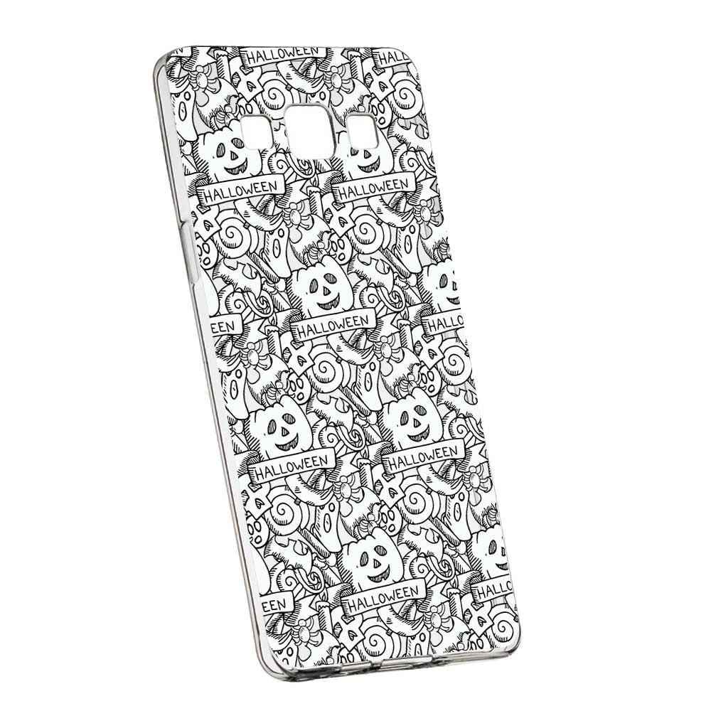 Husa Silicon, Transparent, Slim, Halloween, 122, Samsung Galaxy A3