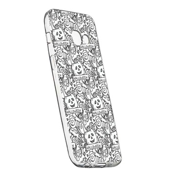 Husa Silicon, Transparent, Slim, Halloween, 122, Samsung Galaxy Xcover 4 Husa Silicon, Transparent, Slim, Halloween, 122, Samsung Galaxy Xcover 4