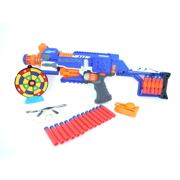 Automata, elektromos robbanópuska rotációs rakodóval