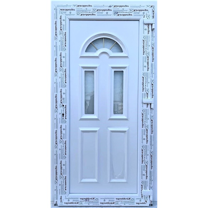 Usa de intrare (interior/exterior), Termopan/PVC, 6 camere, Kira Simpla, culoare Alb, dimesniune 100x210