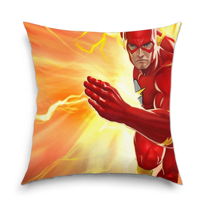 Perna decorativa Animatie pentru copii Lightning Strikes DC Universe Online 40 x 40 cm