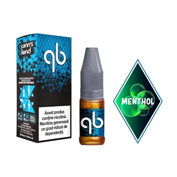 Lichid Tigara Electronica Menthol / QB Blue - 10ml 18 mg/Nicotina Lichid Tigara Electronica Menthol / QB Blue - 10ml 18 mg/Nicotina