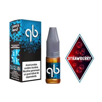 Lichid Tigara Electronica Strawberry / QB Blue - 10ml 0 mg/Nicotina Lichid Tigara Electronica Strawberry / QB Blue - 10ml 0 mg/Nicotina