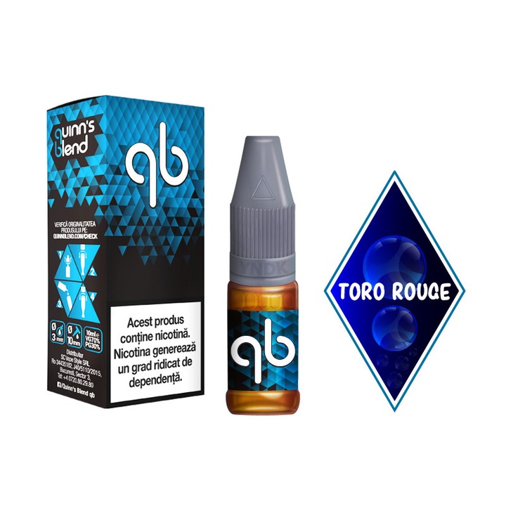 Lichid Tigara Electronica Toro Rouge / QB Blue - 10ml 0 mg/Nicotina