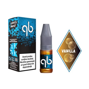 Lichid Tigara Electronica Vanilla / QB Blue - 10ml 6 mg/Nicotina Lichid Tigara Electronica Vanilla / QB Blue - 10ml 6 mg/Nicotina