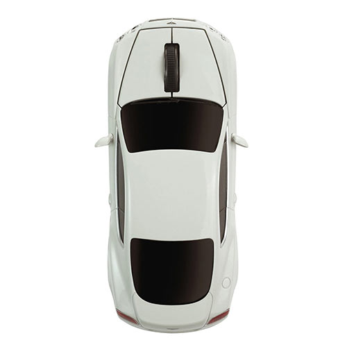 Mouse wireless AutoDrive model Bentley Continental GT, 2,4 GHz, Alb