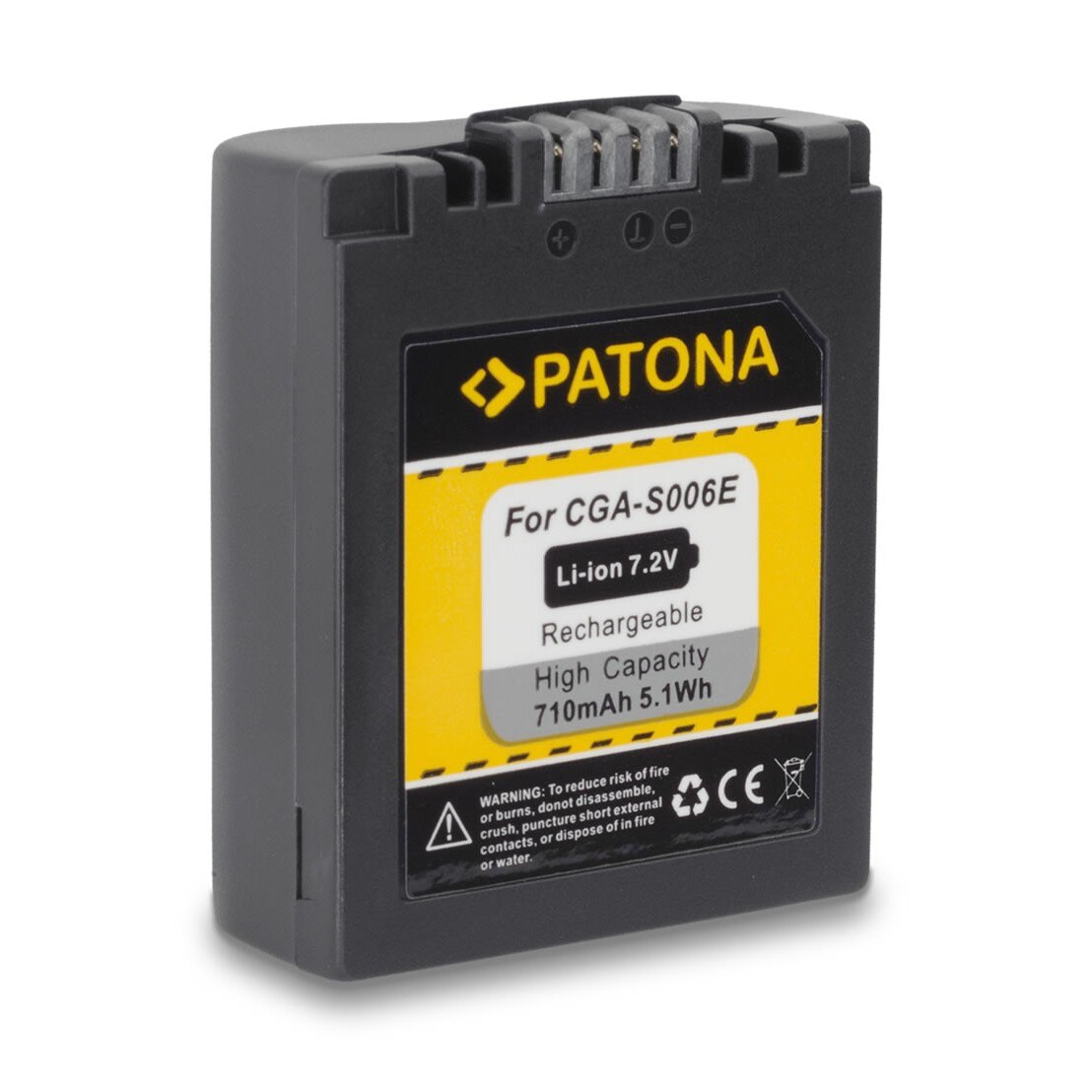 Acumulator Patona tip Panasonic CGA-S006E