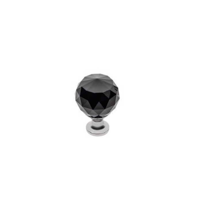 Buton Black Crystal D20 mm