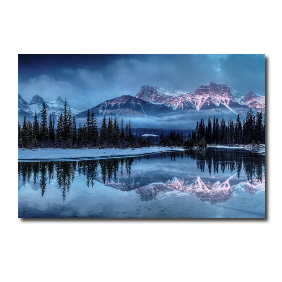 Tablou snow mountain, 80 x 50 cm