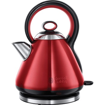 Fierbator Russell Hobbs Legacy Red 21885-70, 2400 W, 1.7 L, Fierbere silentioasa si rapida, Rosu Fierbator Russell Hobbs Legacy Red 21885-70, 2400 W, 1.7 L, Fierbere silentioasa si rapida, Rosu