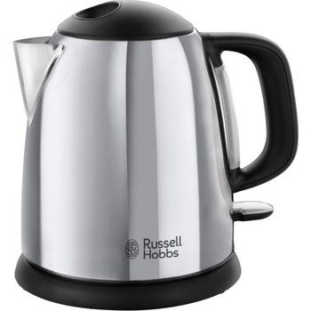 Fierbator compact Russell Hobbs Victory 24990-70, 2200 W, 1 L, Fierbere rapida, Baza 360°, Inox Fierbator compact Russell Hobbs Victory 24990-70, 2200 W, 1 L, Fierbere rapida, Baza 360°, Inox