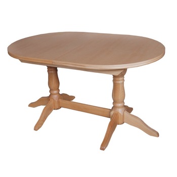 Masa Extensibila lemn masiv Sani Geneva, 120-150x80x75 cm, Natural Masa Extensibila lemn masiv Sani Geneva, 120-150x80x75 cm, Natural