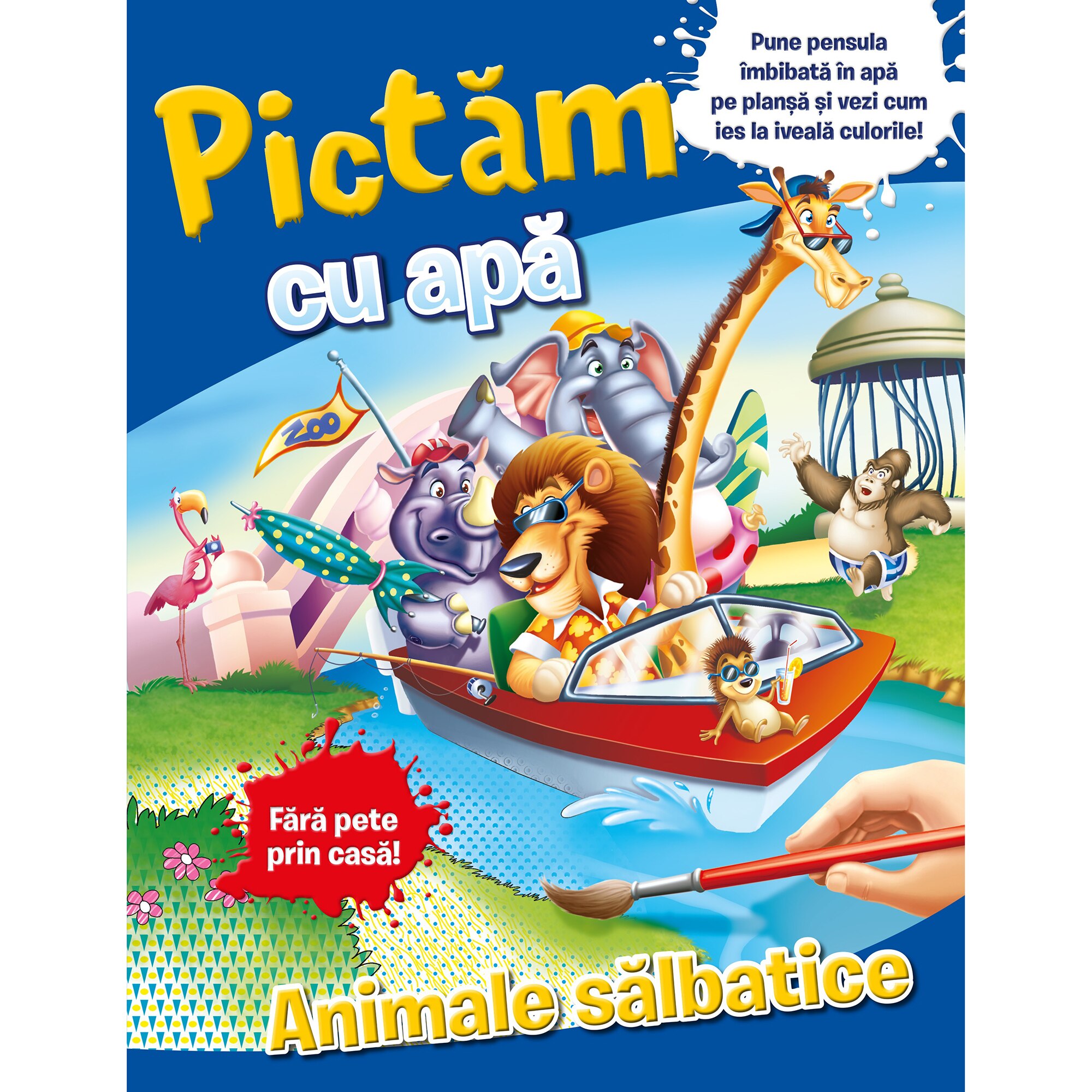 Pictam cu apa. Animale salbatice