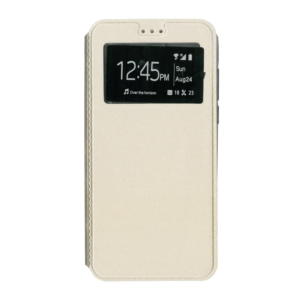 Husa flip s-view, Eurocell, pentru Huawei Mate 20 Lite, auriu