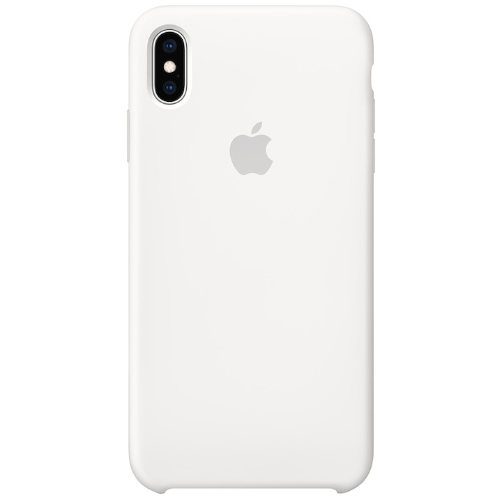 Протектор Apple за iPhone XS Max, Силикон, White