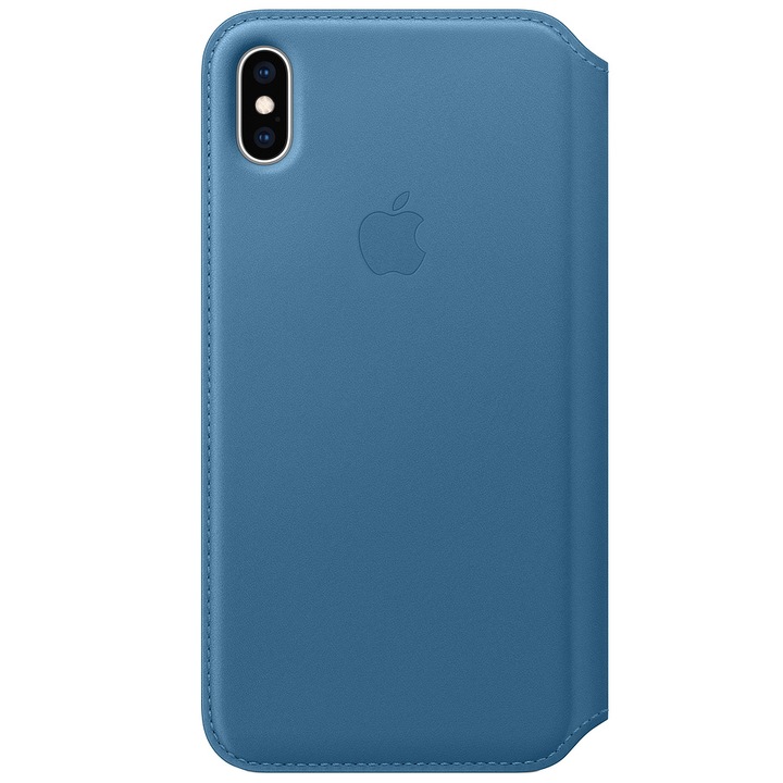 Предпазен калъф Apple Folio за iPhone XS Max, Cape Cod Blue