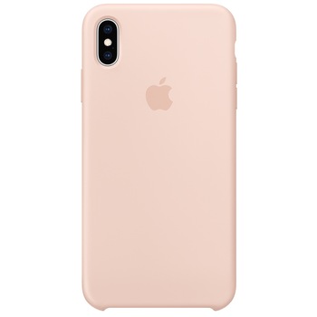 Husa de protectie Apple pentru iPhone XS Max, Silicon, Pink Sand Husa de protectie Apple pentru iPhone XS Max, Silicon, Pink Sand