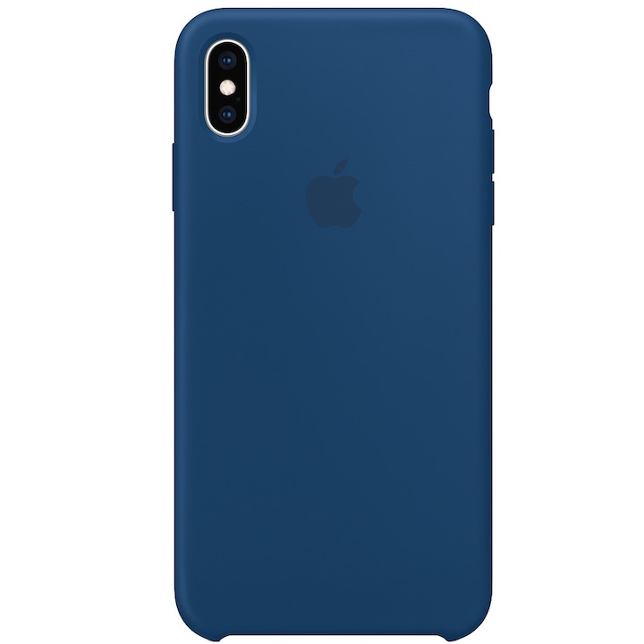 Защитен гръб APPLE за iPhone XS Max, Silicone Case Синьо