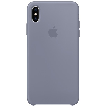 Husa de protectie Apple pentru iPhone XS Max, Silicon, Lavender Gray Husa de protectie Apple pentru iPhone XS Max, Silicon, Lavender Gray