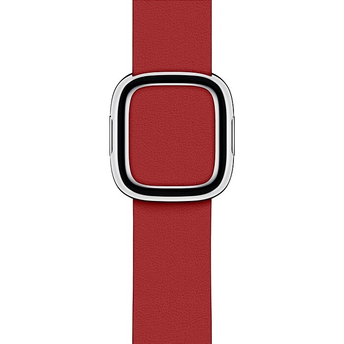 Curea pentru Apple Watch 40mm, Small, Red Modern Buckle