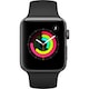 Смарт часовник Apple Watch 3, GPS, Корпус Space Grey Aluminium 42mm, Black Sport Band