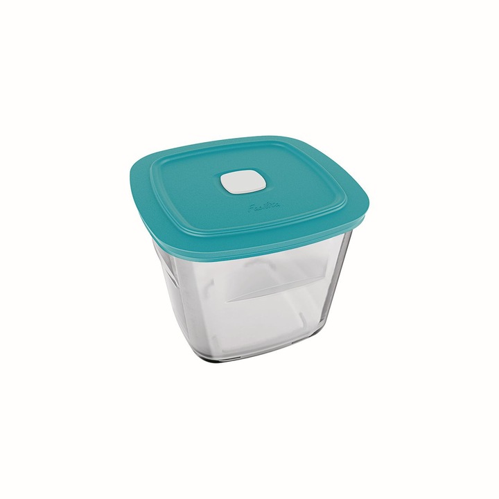 Marinex MARINEX magas négyzet alakú magas doboz, légmentesen záró fedéllel, 1 liter, kék