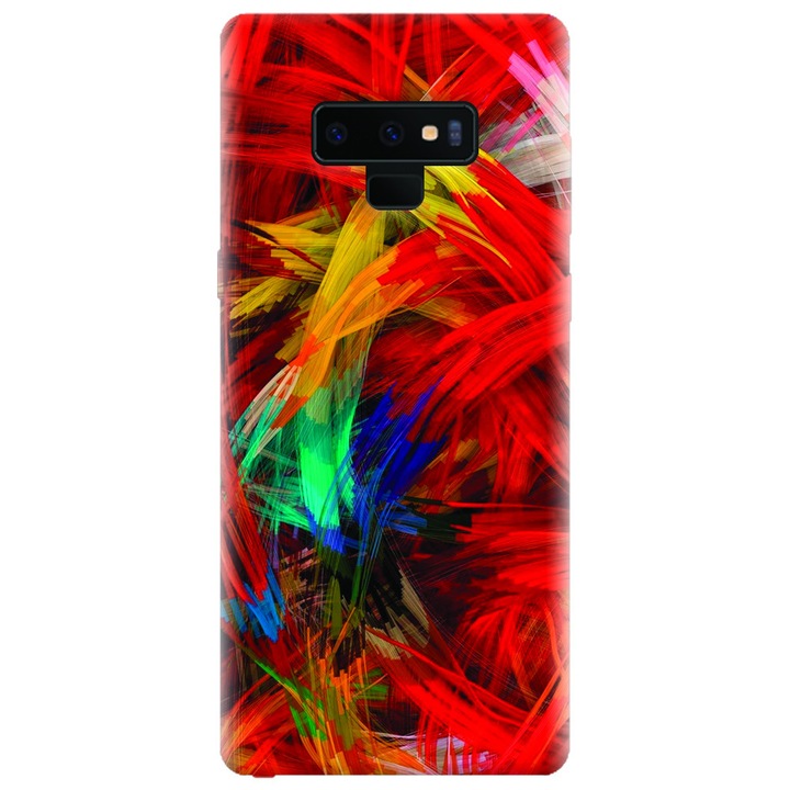 Силиконов калъф за Samsung Galaxy Note 9, Colorful Digital Painting Strokes