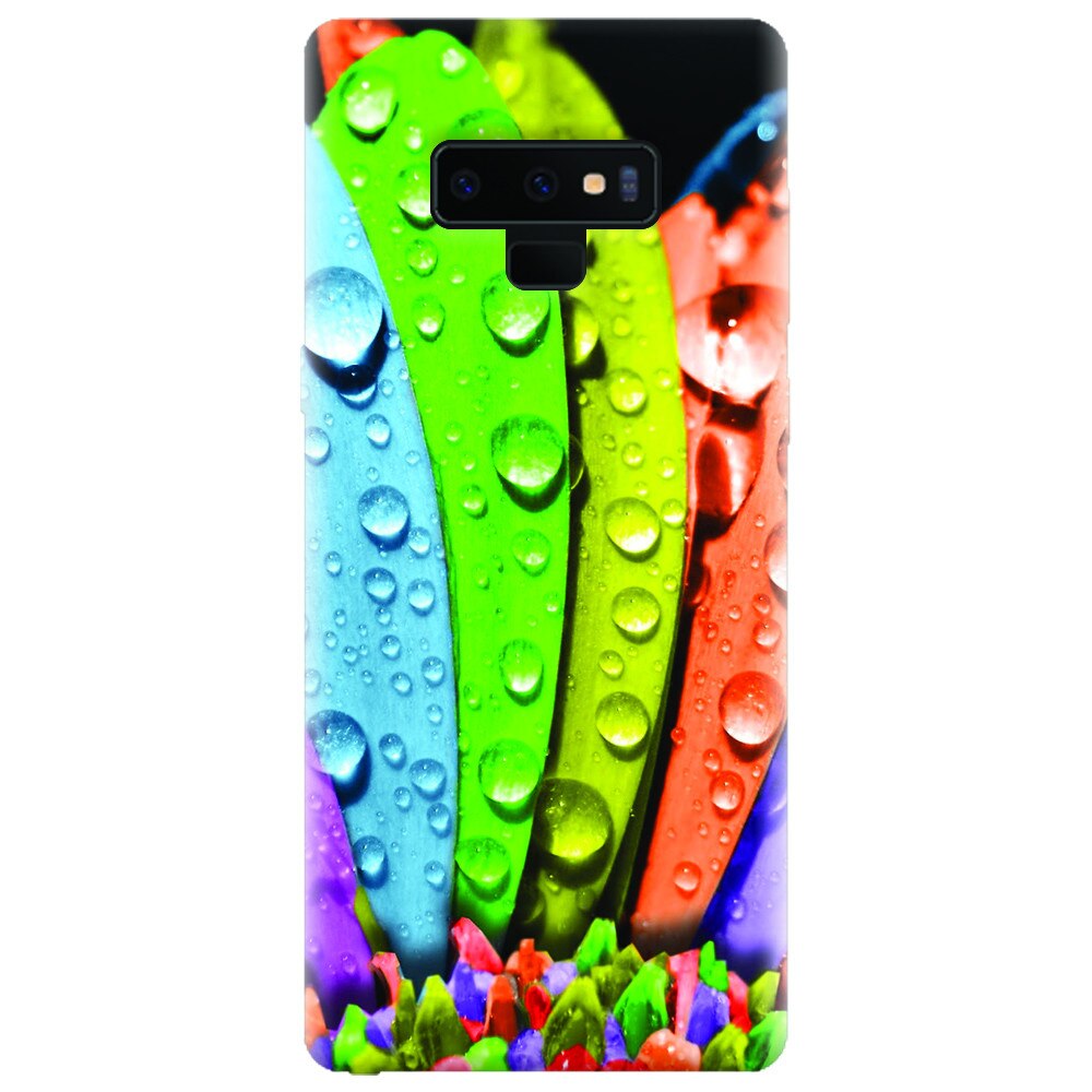 Husa silicon pentru Samsung Galaxy Note 9, Colorful Daisy Petals