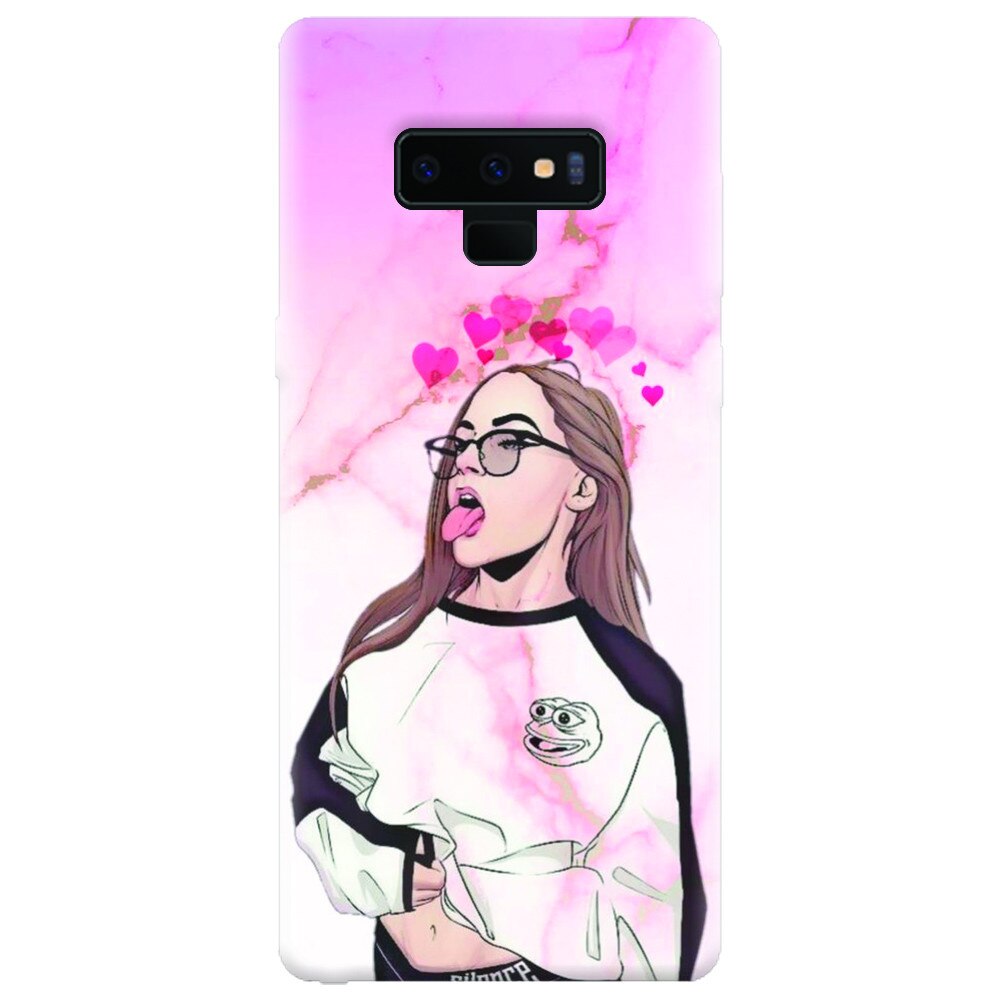 Husa silicon pentru Samsung Galaxy Note 9, Bad Girl