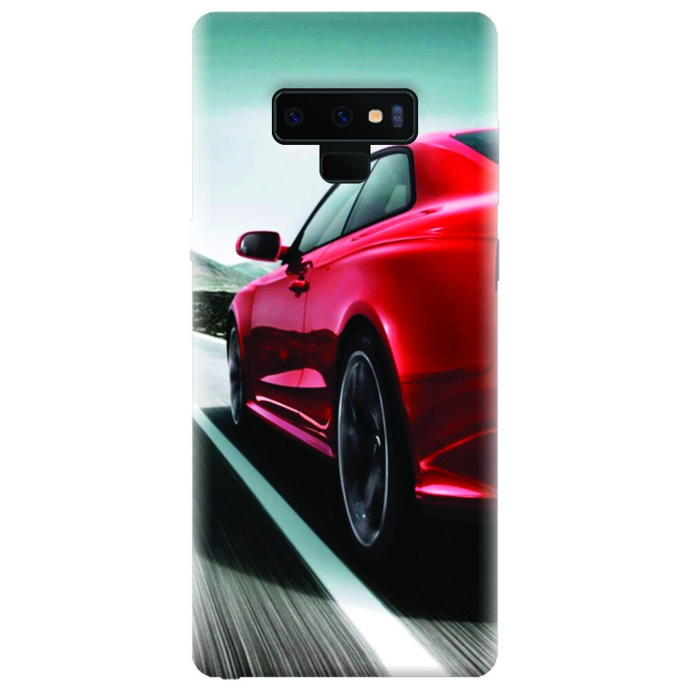 Husa silicon pentru Samsung Galaxy Note 9, Car On Road