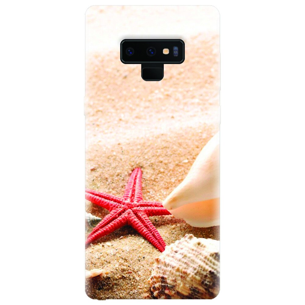 Husa silicon pentru Samsung Galaxy Note 9, Beach Shells And Starfish