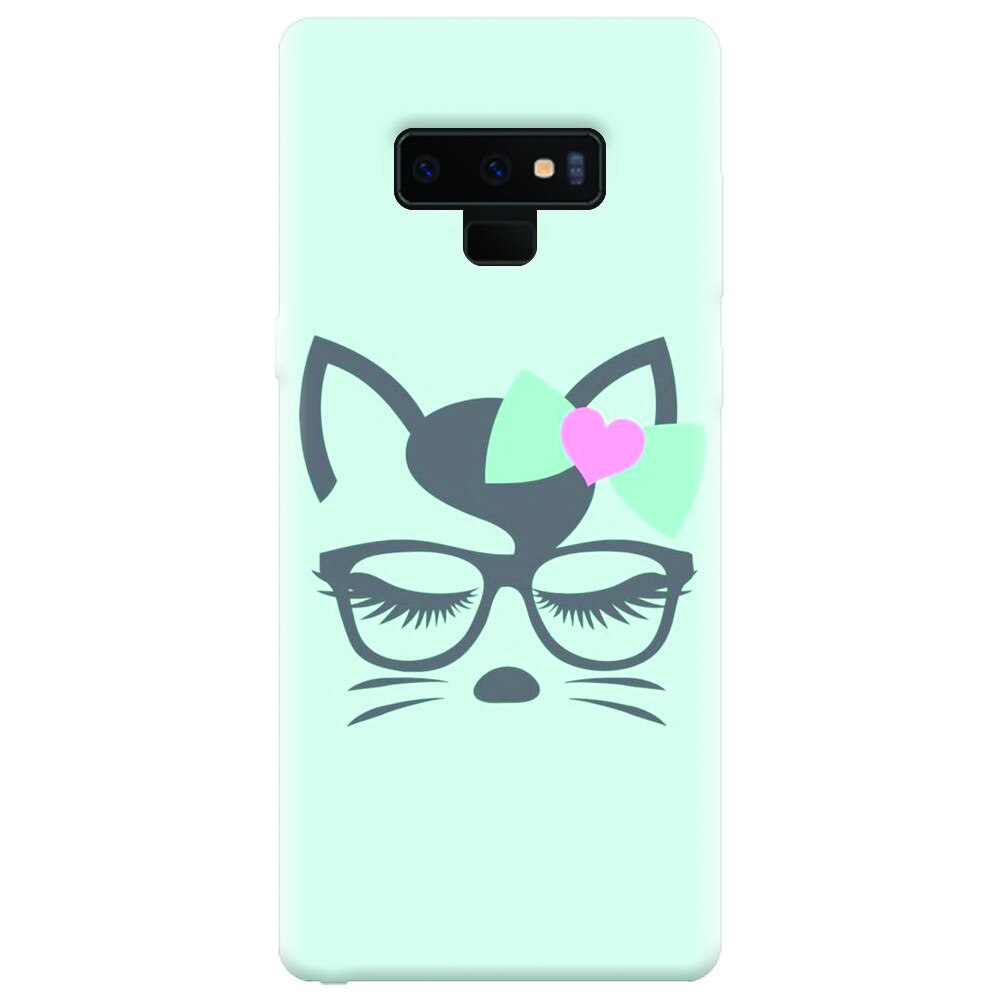 Husa silicon pentru Samsung Galaxy Note 9, Angel Cat