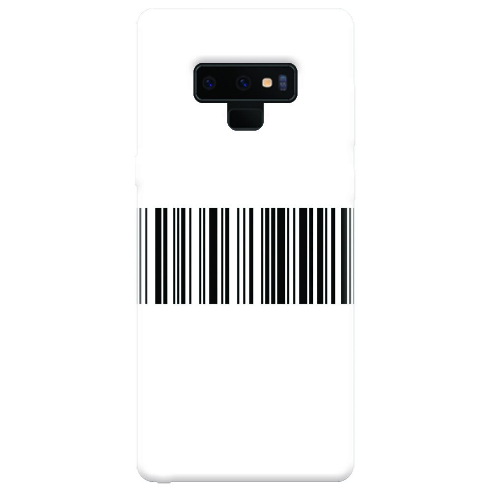 Husa silicon pentru Samsung Galaxy Note 9, Bar Code