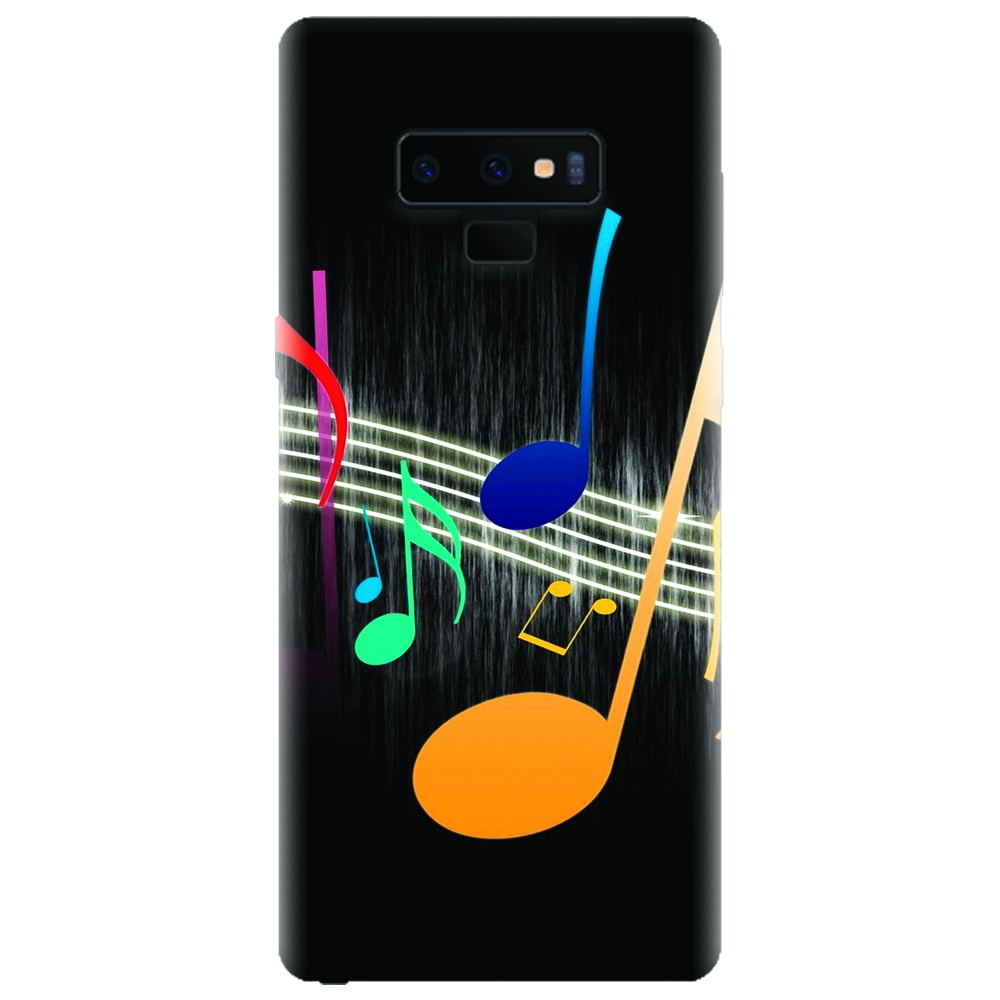 Husa silicon pentru Samsung Galaxy Note 9, Colorful Music