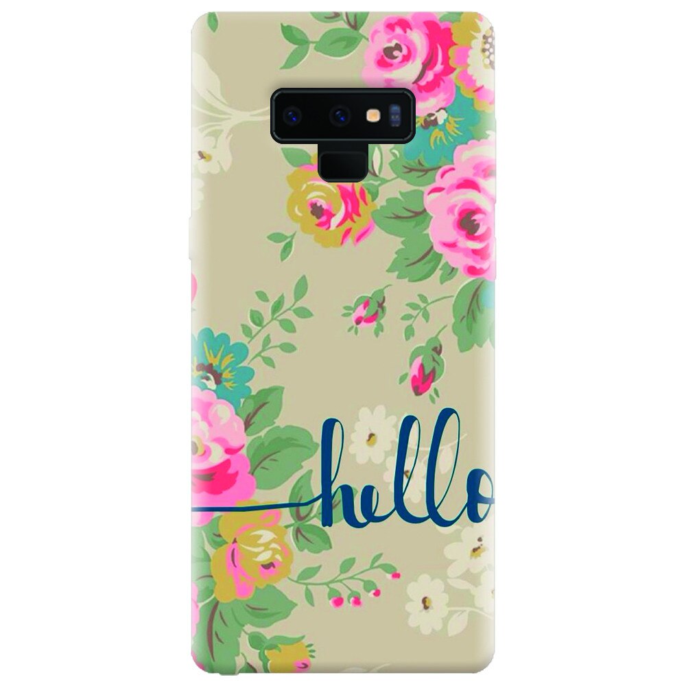 Husa silicon pentru Samsung Galaxy Note 9, Cute Flower Phone