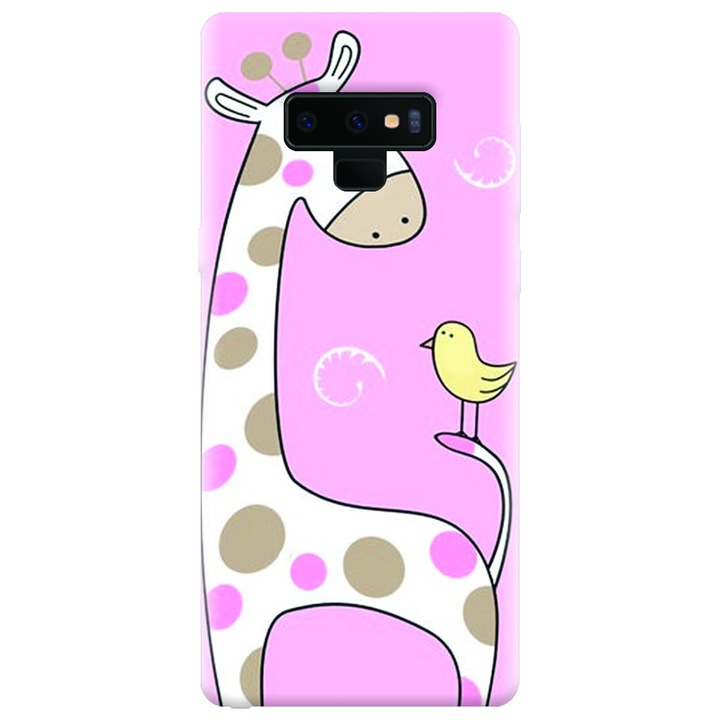 Husa silicon pentru Samsung Galaxy Note 9, Cute Giraffe