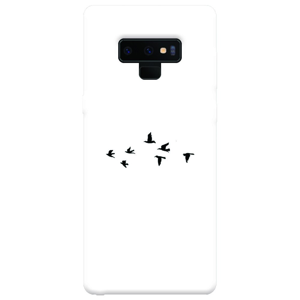 Husa silicon pentru Samsung Galaxy Note 9, Birds